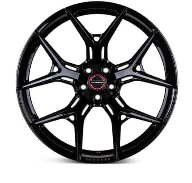 Легкосплавний диск 20" VOSSEN HF5 20x10,5 ET30 5x112 глянцевий чорний - фото My Tuning Lab