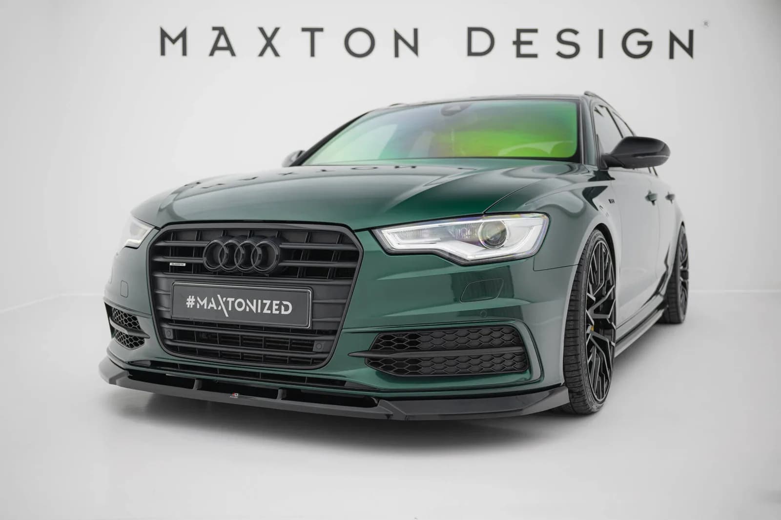 Передній сплітер V.3 Maxton Audi A6 S-line / S6 C7 - фото My Tuning Lab