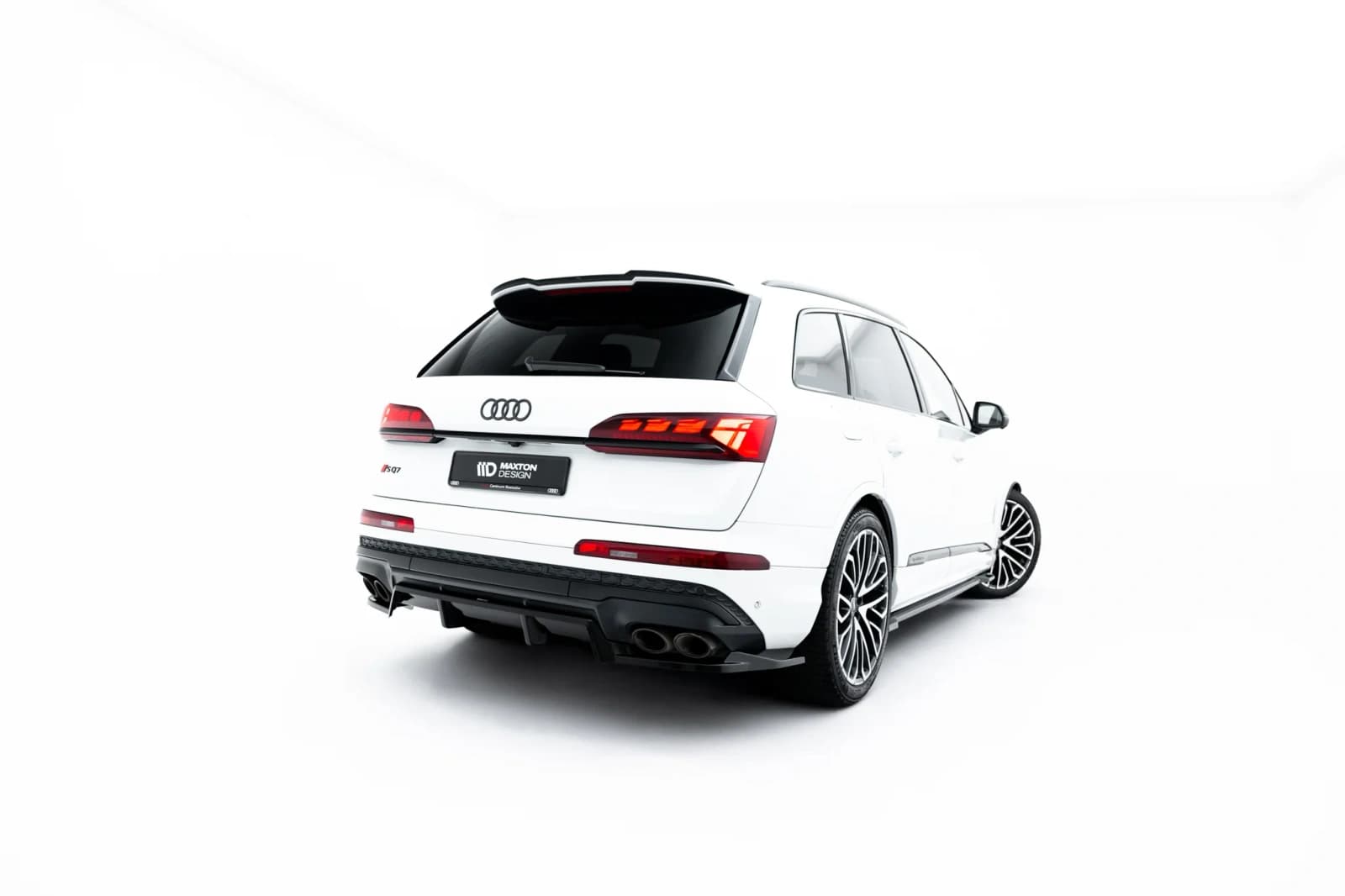 Задній сплітер (Z Dyfuzorem) Maxton Audi SQ7 Mk2 Facelift 2 - фото My Tuning Lab