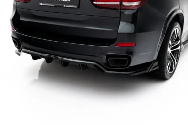 Задній центральний сплітер з дифузором Maxton BMW X5 M-пакет F15 - фото My Tuning Lab