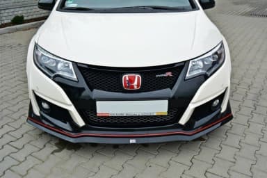 Передній сплітер Maxton Honda Civic IX Type R V.2 - фото My Tuning Lab