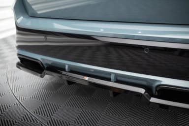 Задній центральний сплітер з дифузором Maxton BMW X1 M-пакет U11 - фото My Tuning Lab