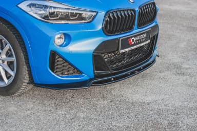 Передній сплітер Maxton BMW X2 F39 M-пакет (чорний глянець) - фото My Tuning Lab