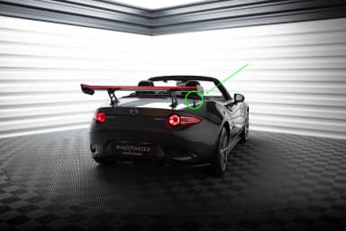 Karbonowy Spoiler Z Wewnętrznymi Wspornikami + LED Maxton Mazda MX-5 ND (Mk4) - фото My Tuning Lab