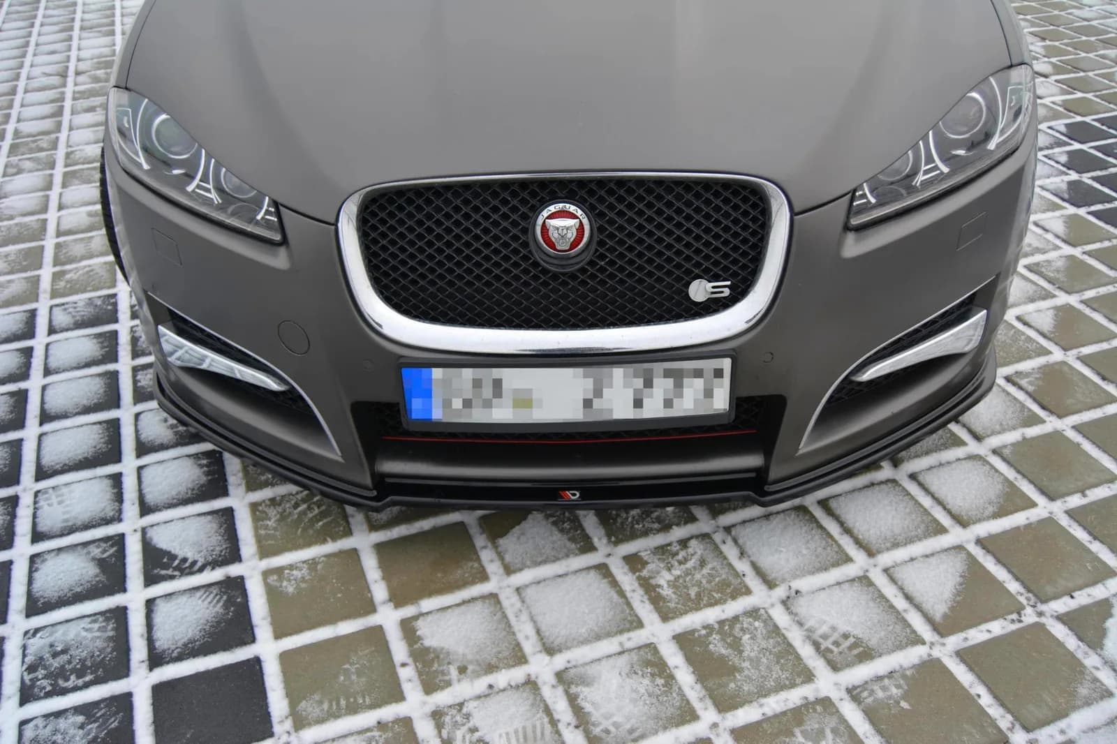 Maxton Design Передній сплітер JAGUAR XF (X250) MK1 SPORTBRAKE S-PACK - фото My Tuning Lab