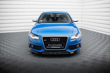 Передній сплітер V.4 Maxton Audi S4 / A4 S-Line B8 - фото My Tuning Lab