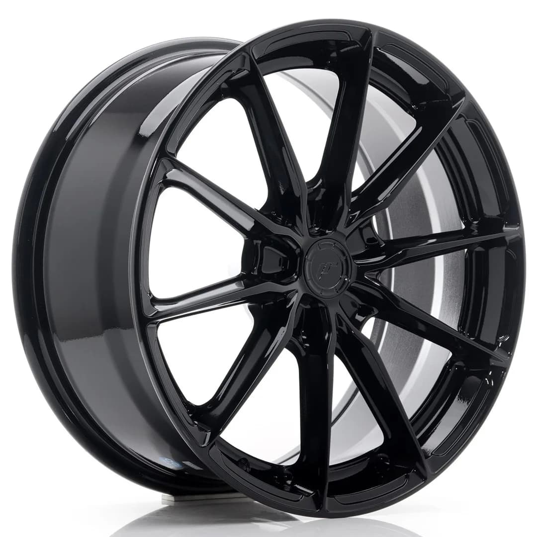 Легкосплавний диск 18" Japan Racing JR37 18x8 ET35 5x112 глянцевий чорний - фото My Tuning Lab