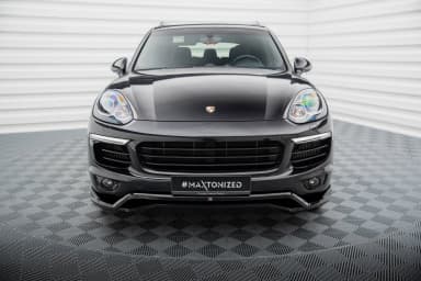 Передній сплітер Maxton Porsche Cayenne Mk2 Facelift - фото My Tuning Lab