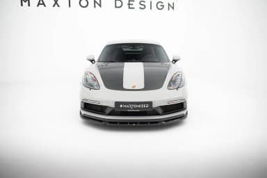 Передній сплітер V.2 Maxton Porsche 718 Cayman GTS 982c / 718 Boxster GTS 982 - фото My Tuning Lab