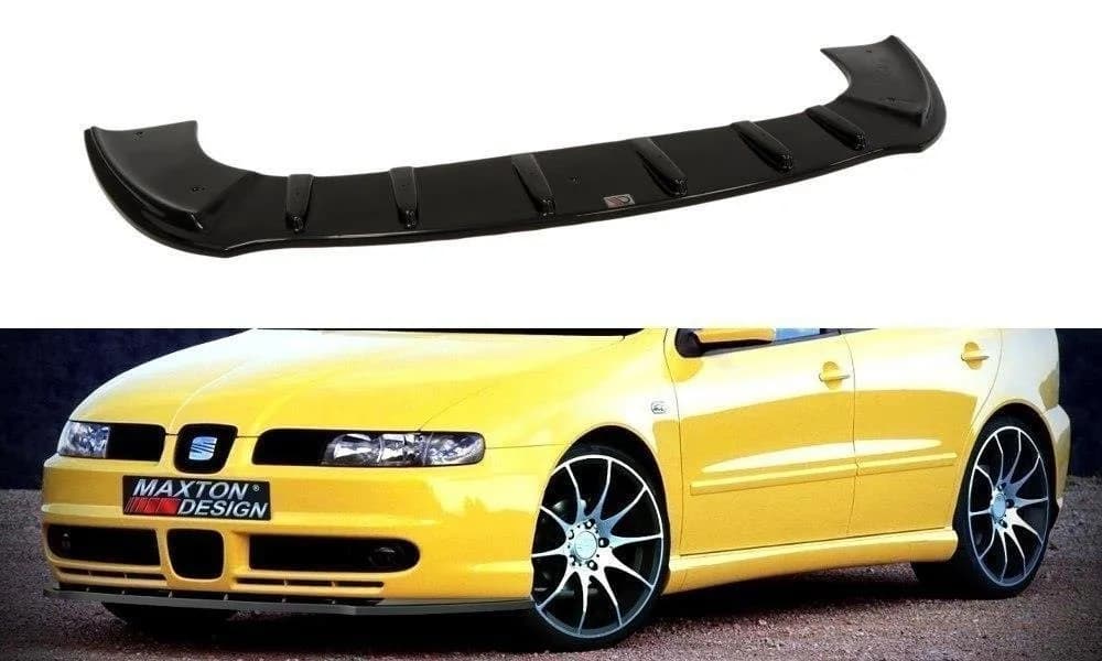 Передній сплітер Maxton Seat Leon I (do zderzaka Seat Sport) (чорний глянець) - фото My Tuning Lab