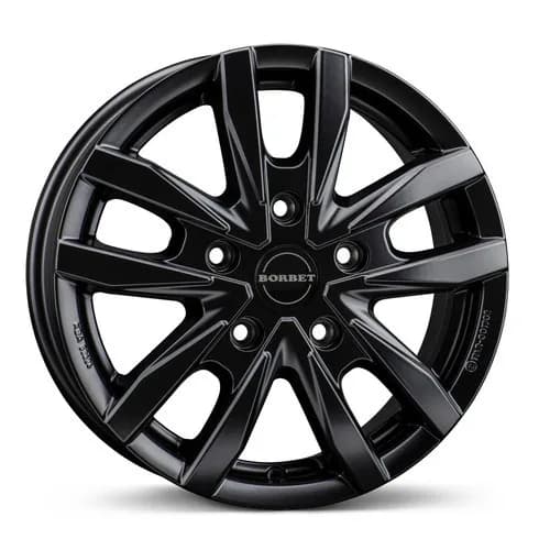 Легкосплавний диск 16" Borbet CW5 16x6,5 ET60 5x160 чорний Matt - фото My Tuning Lab
