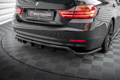 Задній сплітер (Z Dyfuzorem) Maxton BMW 4 Gran Coupe F36 - фото My Tuning Lab