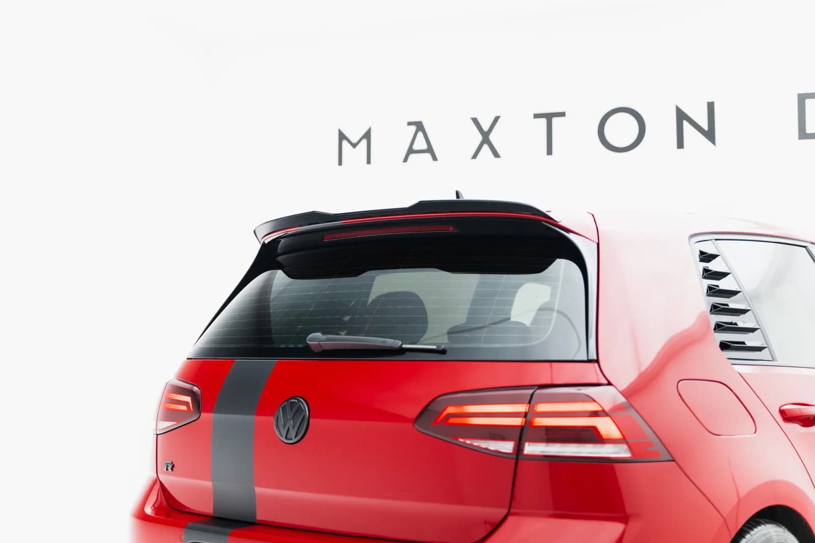 Спойлер V.3 Maxton Volkswagen Golf R / R-Line / GTI / GTD Mk7 / Mk7 Facelift - фото My Tuning Lab