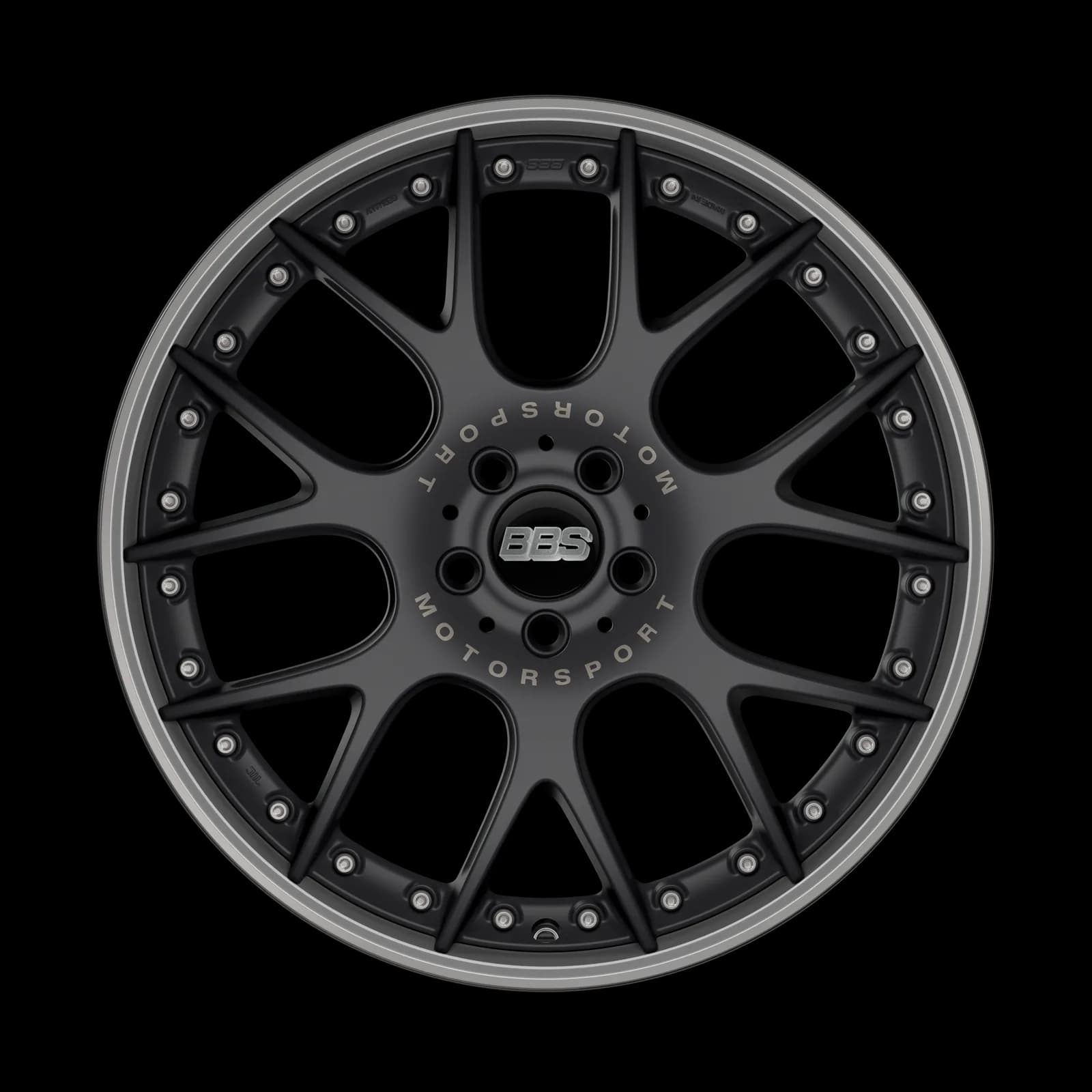 Легкосплавний диск 20" BBS CH-R 2 20x9,5 ET40 5x120 чорний сатиновий - фото My Tuning Lab