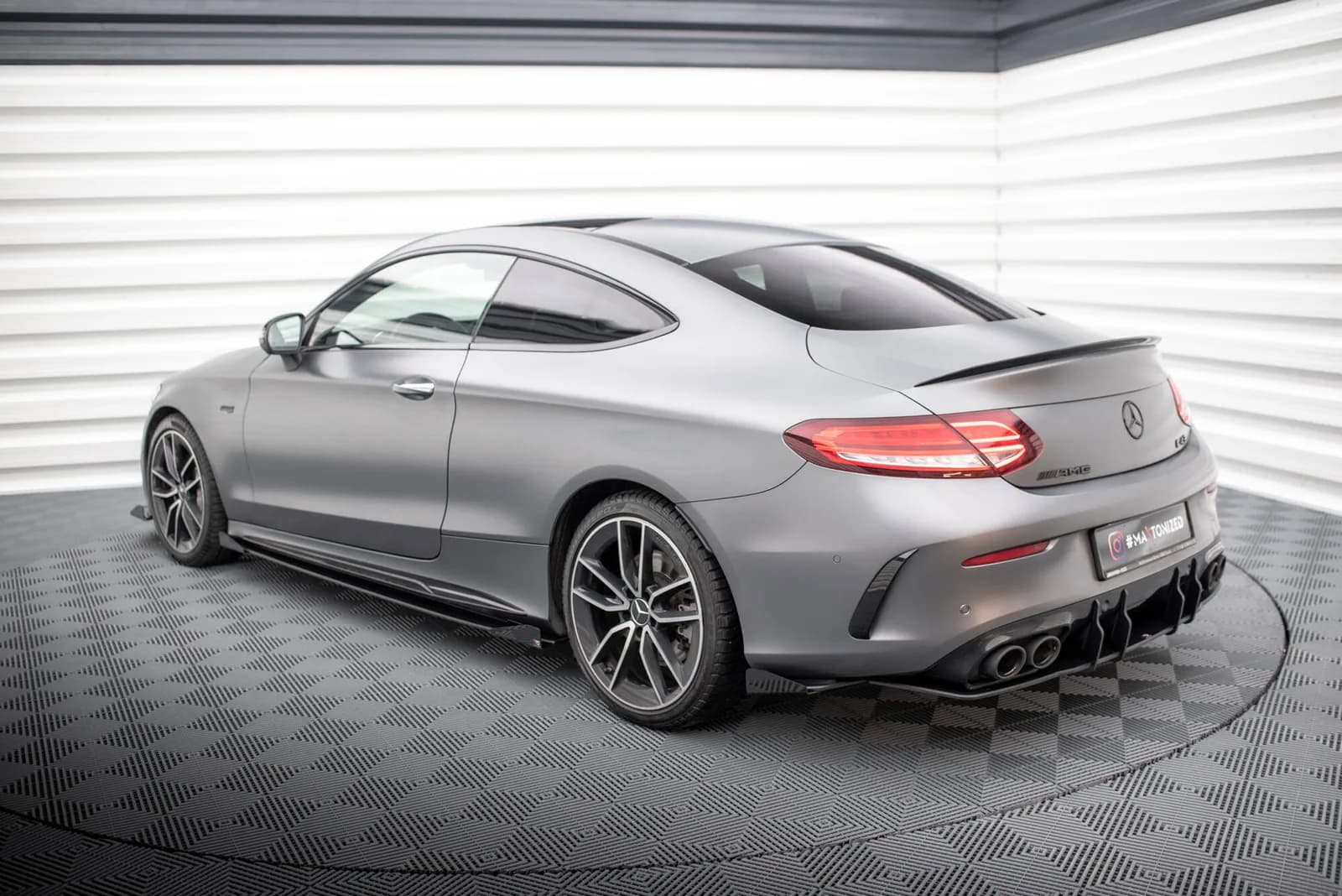 Задні сплітери Boczne Street Pro + Flaps Maxton Mercedes-AMG C43 Coupe / Cabrio C205 Facelift / A205 Facelift - фото My Tuning Lab
