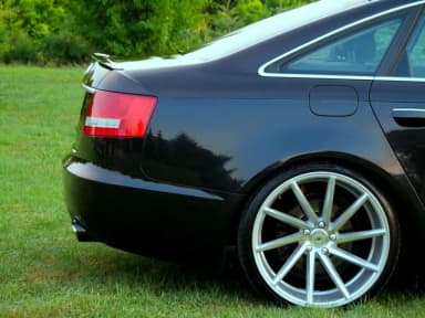 Продовження спойлера Maxton Audi A6 S-Line C6 Sedan (чорний глянець) - фото My Tuning Lab