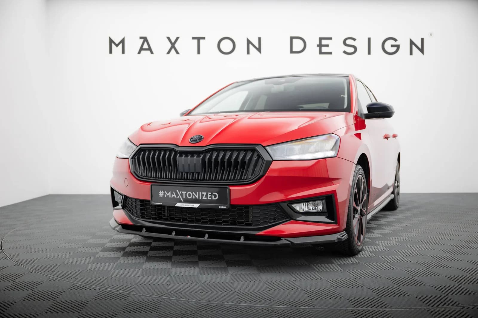 Передній сплітер Maxton Skoda Fabia Mk4 - фото My Tuning Lab