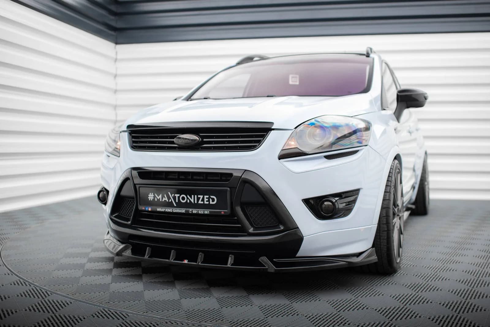 Передній сплітер Maxton Ford Kuga ST Mk1 - фото My Tuning Lab
