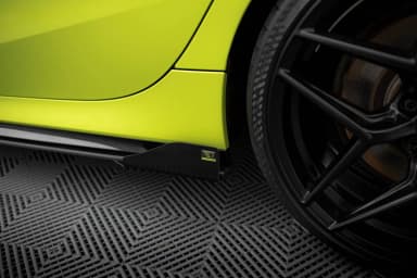 Накладки на пороги Street Pro + Flaps Maxton BMW 1 M-пакет / M135i / 128ti F40 - фото My Tuning Lab