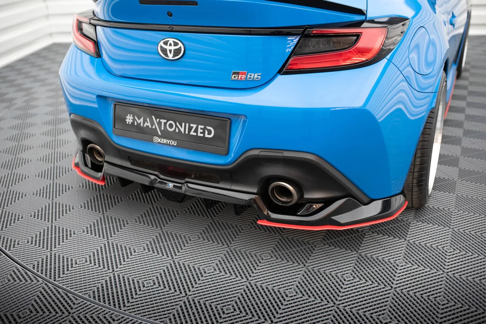 Задній сплітер (Z Dyfuzorem) V.2 Maxton Toyota GR86 Mk1 / Subaru BRZ Mk2 - фото My Tuning Lab
