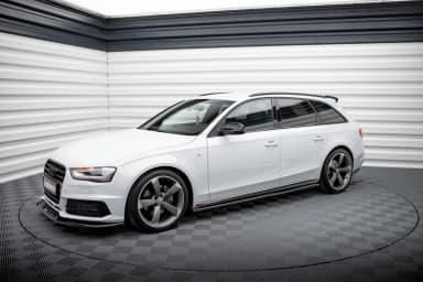 Накладки на пороги V.3 Maxton Audi A4 / A4 S-Line / S4 B8 - фото My Tuning Lab