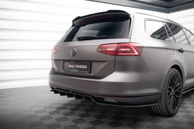 Задній сплітер (Z Dyfuzorem) Maxton Volkswagen Passat Sedan / Variant B8 - фото My Tuning Lab
