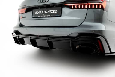 Задня накладка Maxton Audi RS7 C8 / RS6 C8 / C8 Facelift (Wersja z hakiem holowniczym) - фото My Tuning Lab