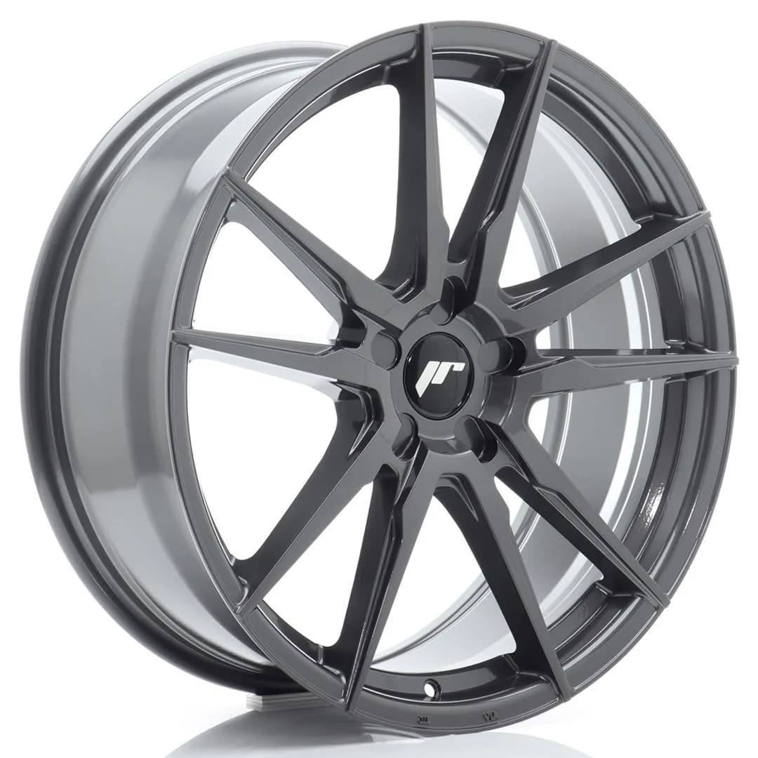 Легкосплавний диск 20" Japan Racing JR21 20x8,5 ET35 5x120 насичений сірий - фото My Tuning Lab