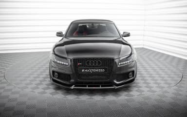 Передній сплітер V.2 Maxton Audi S5 / A5 S-Line 8T - фото My Tuning Lab