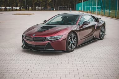 Передній сплітер Maxton BMW i8 (чорний глянець) - фото My Tuning Lab
