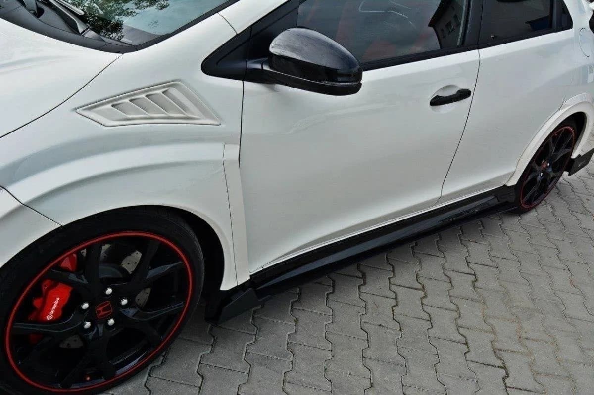 Накладки на пороги Maxton Racing Honda Civic IX Type-R - фото My Tuning Lab