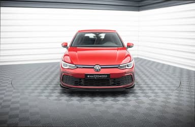 Передній сплітер V.5 Maxton Volkswagen Golf GTI / GTE / GTD / R-Line Mk8 - фото My Tuning Lab