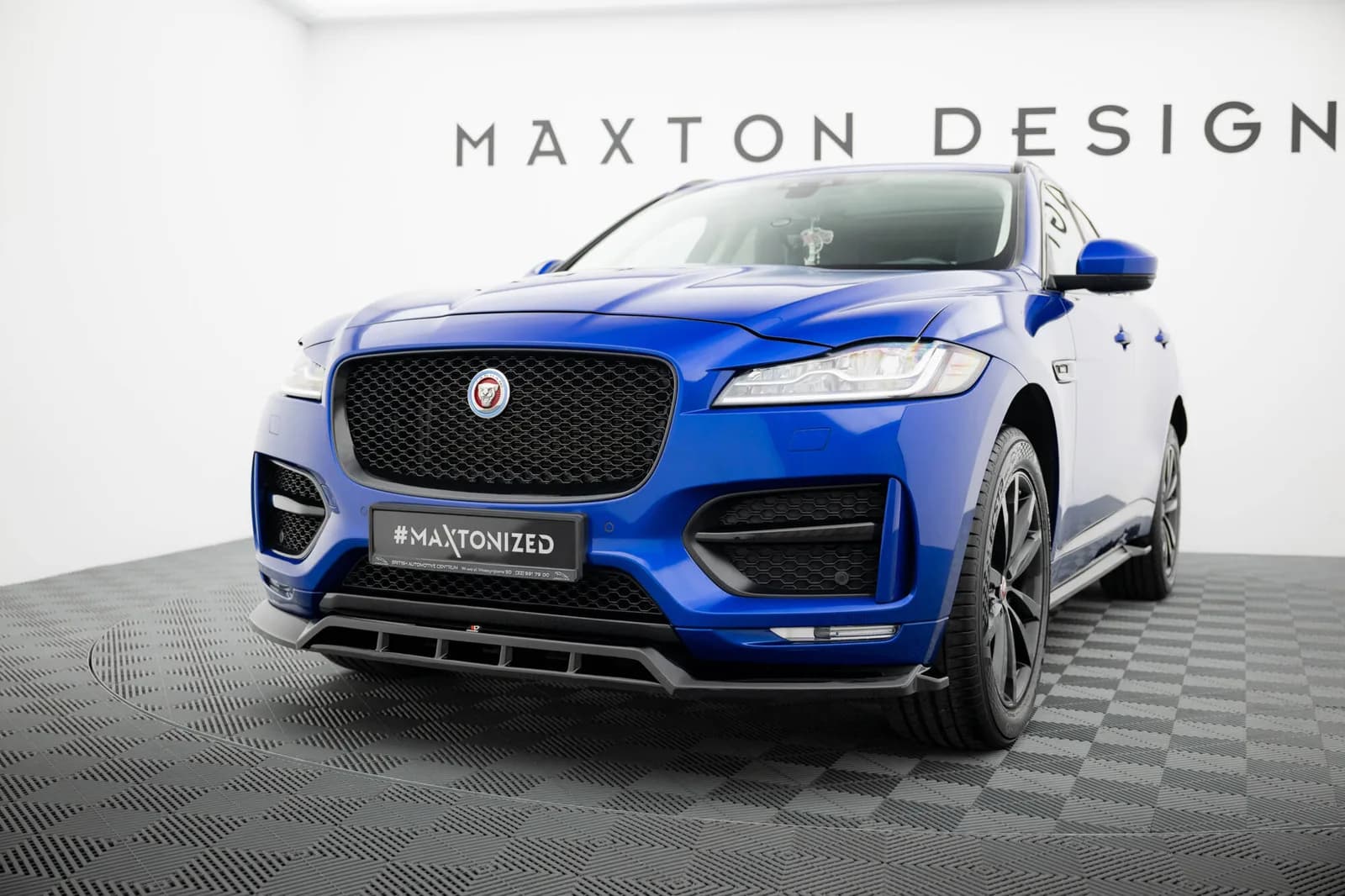 Передній сплітер Maxton Jaguar F-Pace R-Sport Mk1 / S X761 - фото My Tuning Lab