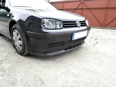 Передній сплітер Maxton Volkswagen Golf MK4 (чорний глянець) - фото My Tuning Lab