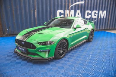 Накладки на пороги Street Pro V.1 Maxton Ford Mustang GT Mk6 Facelift - фото My Tuning Lab
