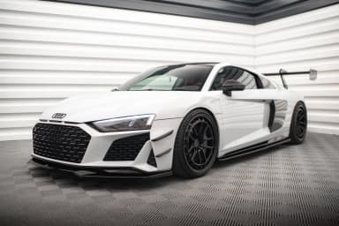 Канарди (аеродинамічні накладки переднього бампера) Maxton Audi R8 Mk2 Facelift / RS3 Sedan / Sportback 8Y Facelift - фото My Tuning Lab