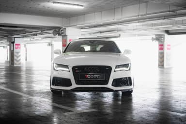 Передній сплітер V.4 Maxton Audi RS7 C7 - фото My Tuning Lab