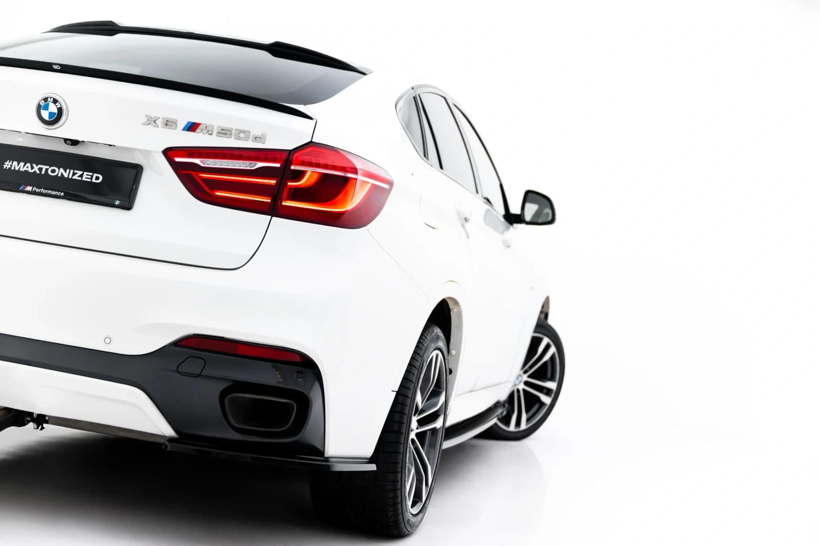 Задні сплітери BOCZNE Maxton BMW X6 F16 MPACK - фото My Tuning Lab