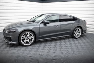 Накладки на пороги Maxton Audi A7 S-Line C8 / S7 C8 / C8 Facelift / S7 Facelift - фото My Tuning Lab