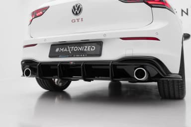 Задній дифузор Street Pro V.4 Maxton Volkswagen Golf GTI Mk8 - фото My Tuning Lab