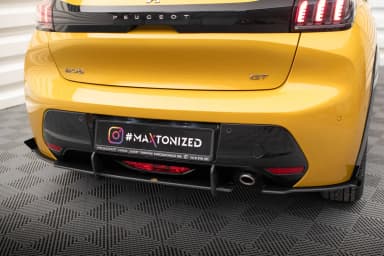 Задні сплітери Boczne Street Pro + Flaps Maxton Peugeot 208 GT Mk2 - фото My Tuning Lab