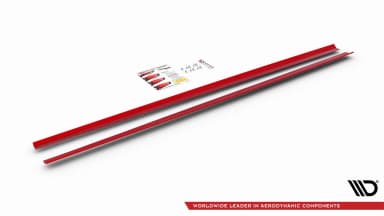 SIDE SKIRTS DIFFUSERS Maxton Volkswagen Polo GTI / R-line Mk6 - фото My Tuning Lab
