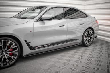 Накладки на пороги V.2 Maxton BMW 4 Gran Coupe M-пакет / M440i G26 - фото My Tuning Lab