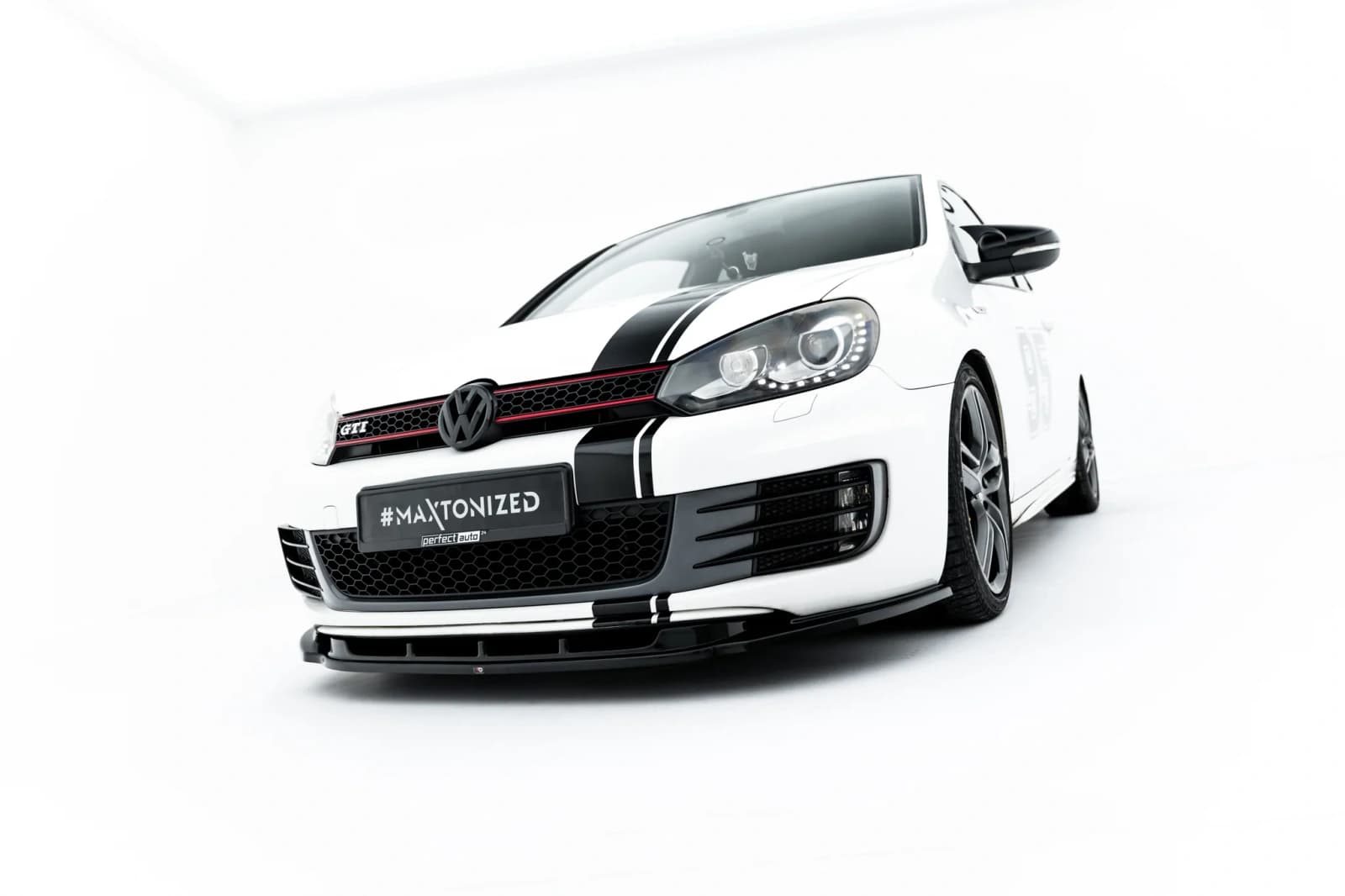 Передній сплітер Maxton Volkswagen Golf GTI Mk6 - фото My Tuning Lab