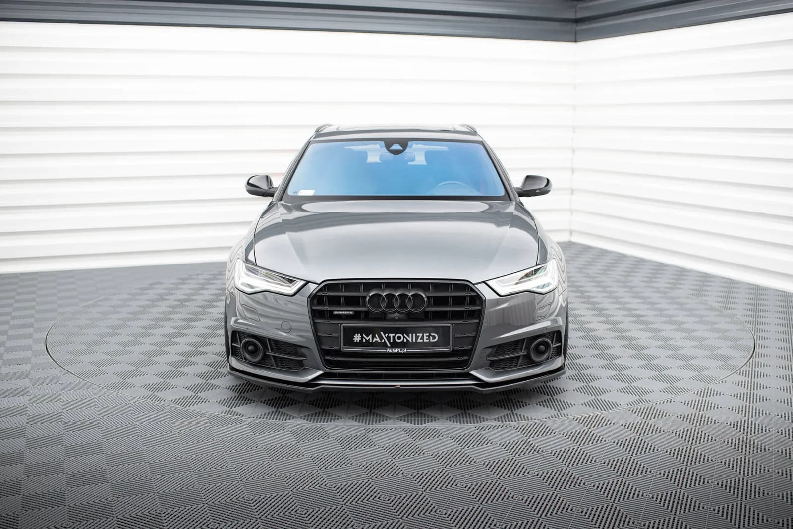 Передній сплітер V.2 Maxton Audi A6 / A6 C7 S-line/ S6 C7 Facelift - фото My Tuning Lab