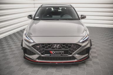 Канарди (аеродинамічні накладки переднього бампера) Maxton Hyundai I30 N / I30 N-Line Hatchback/Fastback Mk3 Facelift - фото My Tuning Lab