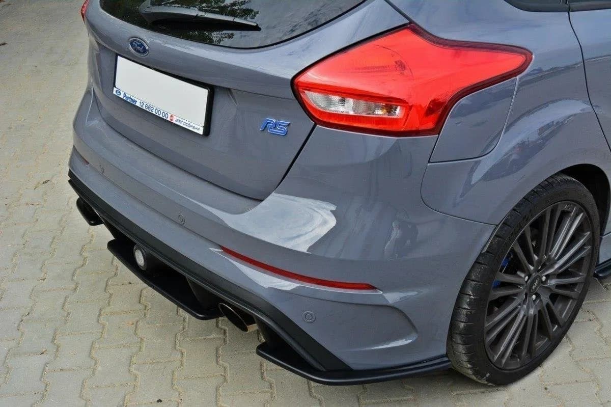 Задній сплітер srodkowy Maxton Ford Focus RS MK3 (чорний глянець) - фото My Tuning Lab