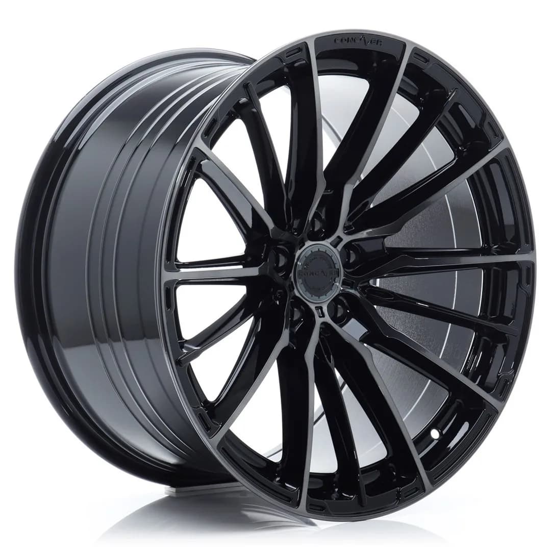 Легкосплавний диск 19" Concaver CVR7 19x8,5 ET35 5x112 чорний з подвійним тонуванням - фото My Tuning Lab