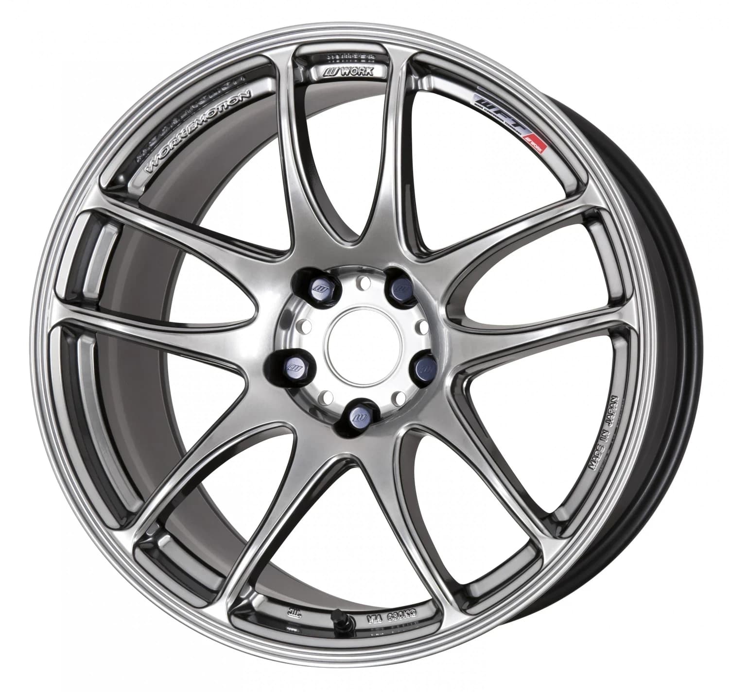 Легкосплавний диск 16" Work Wheels Work Emotion CR Kiwami 16x5,5 BLANK срібний (GTS) - фото My Tuning Lab