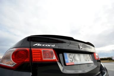 Задній спойлер Maxton Honda Accord MK8 ( CU-SERIES ) дорестайлінг Sedan (чорний глянець) - фото My Tuning Lab